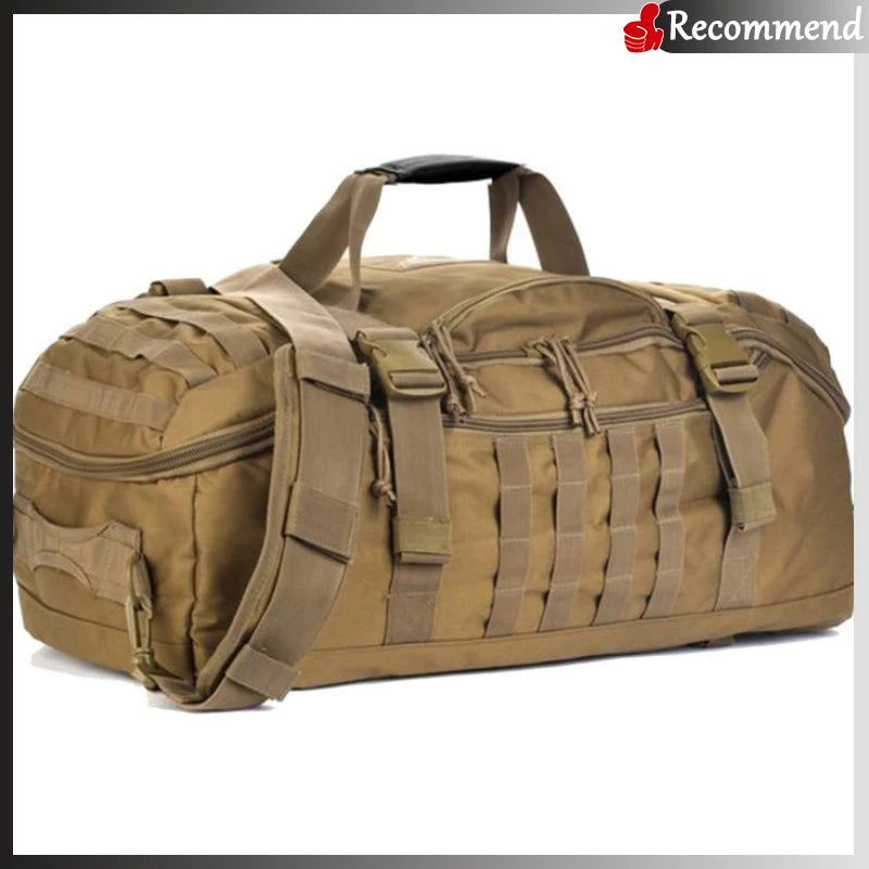 3 in 1 Outdoor Backpack Travel Waterproof Duffel Bag Men Women Sports Fitness Duffel Bag Backpack 45L Weekend Rolling Backpack