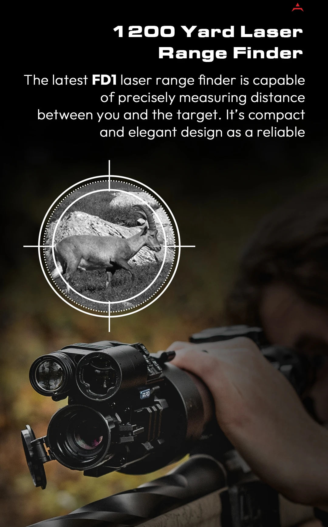 PARD FD1/LRF Digital Night Vision Front Clip-on RifleScope Hunting Monocular 2592*1944 Resolution Self-motivated Recording Cam