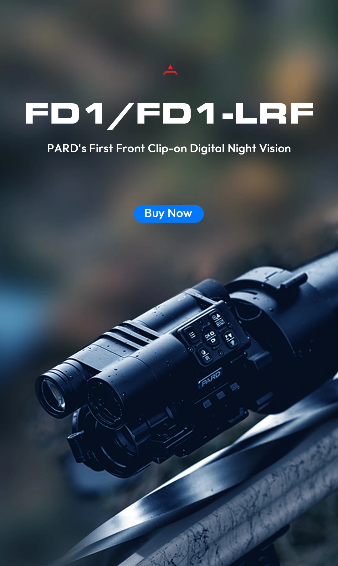 PARD FD1/LRF Digital Night Vision Front Clip-on RifleScope Hunting Monocular 2592*1944 Resolution Self-motivated Recording Cam
