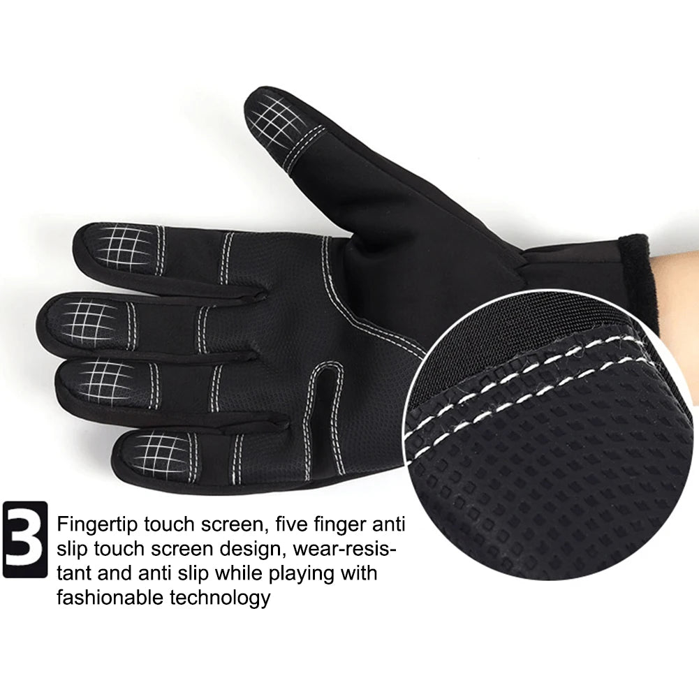 Heated Gloves Eletric Thermal Heat Gloves Winter Warm Skiing Snowboarding Hunting Fishing Waterproof Heated Rechargeable Gloves