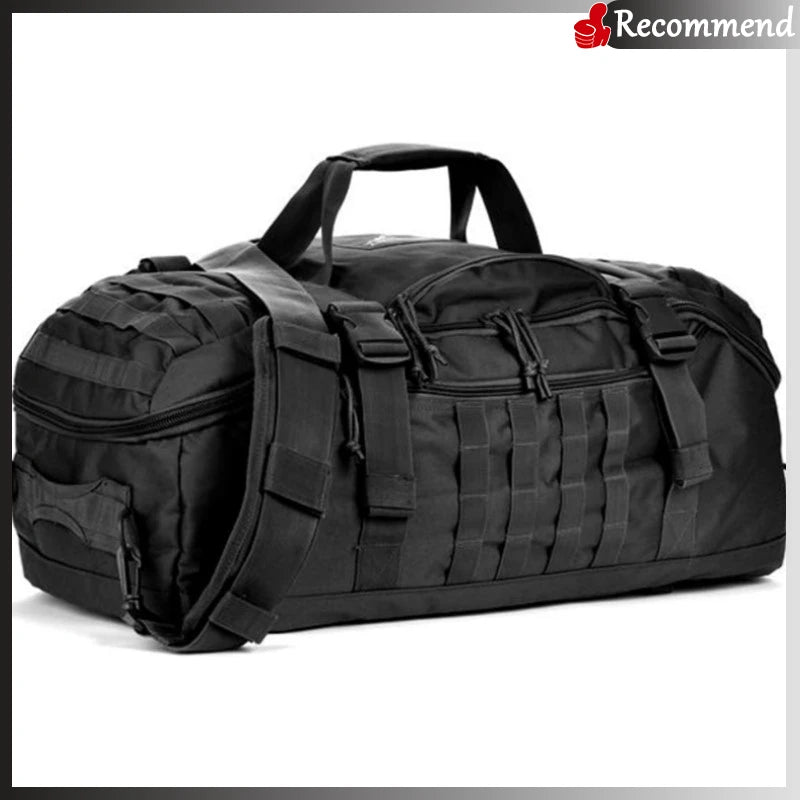 3 in 1 Outdoor Backpack Travel Waterproof Duffel Bag Men Women Sports Fitness Duffel Bag Backpack 45L Weekend Rolling Backpack