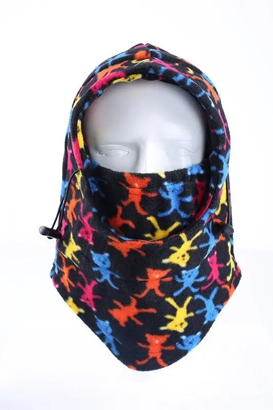 Winter Balaclava Thermal Fleece Ski Mask Neck Warmer Hoods Full Face Mask Outdoor Sports Cycling Hunting Hiking Warm Hat Cap