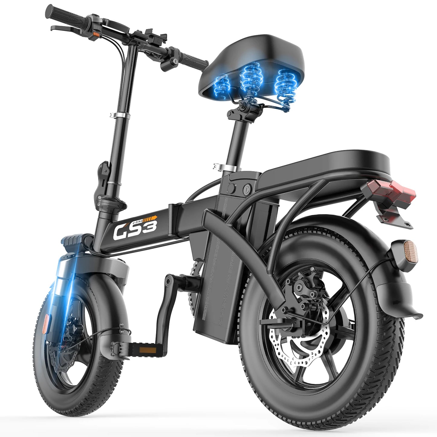 UPlee GS3 Electric Bike 48V 15AH 500W Motor Electric Bicycle 20KM/H Max Speed Motorcycle Style E-bike