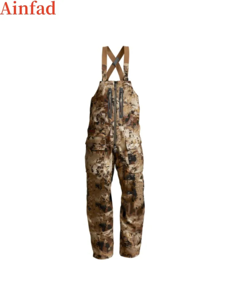 High quality duck hunting outdoor work camouflage pants hunting Hudson Bibs