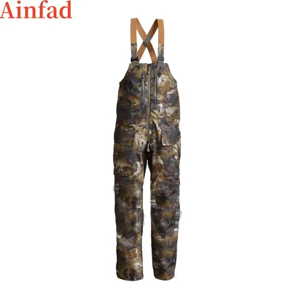 High quality duck hunting outdoor work camouflage pants hunting Hudson Bibs