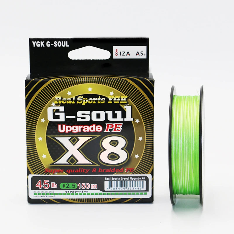 X8 BRAID Upgrade Braid Fishing Line Super Strong 8 Strands Multifilament PE line 150M 200M 14LB-60LB
