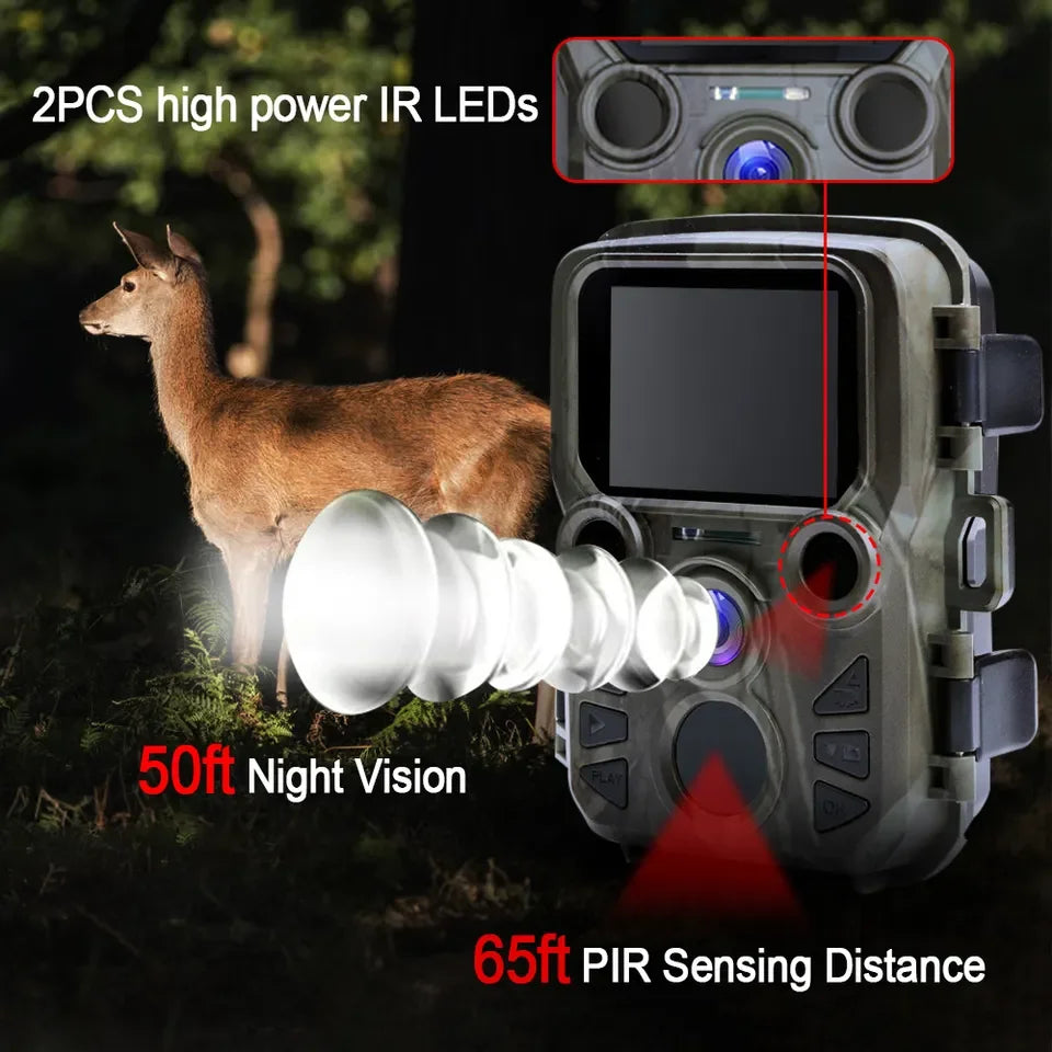 Outdoor Wifi Hunting Camera APP Control Trail Camera Wireless Bluetooth 24MP 1296P Night Vision Motion Wildlife Traps Photo
