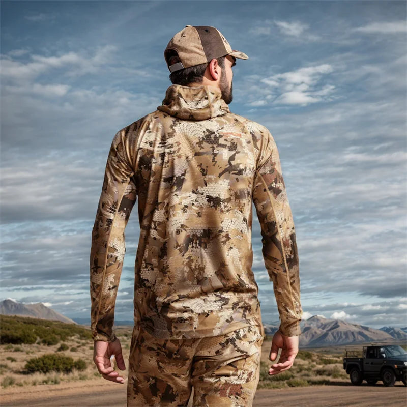 Ainfad Core Lightweight hoodie camouflage clothing Mask pullover hunting fishing hoodie