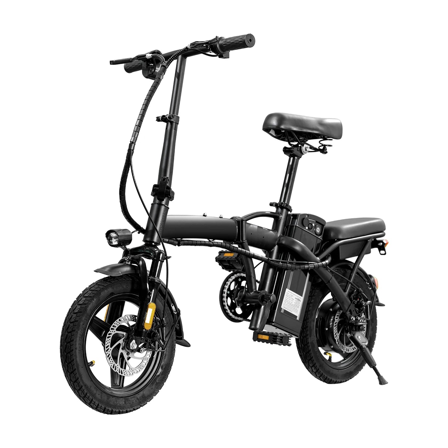 HEZZO T5 Folding Electric Bike for Adults Commuter 48V 350W With Basket US Stock Free Shipping
