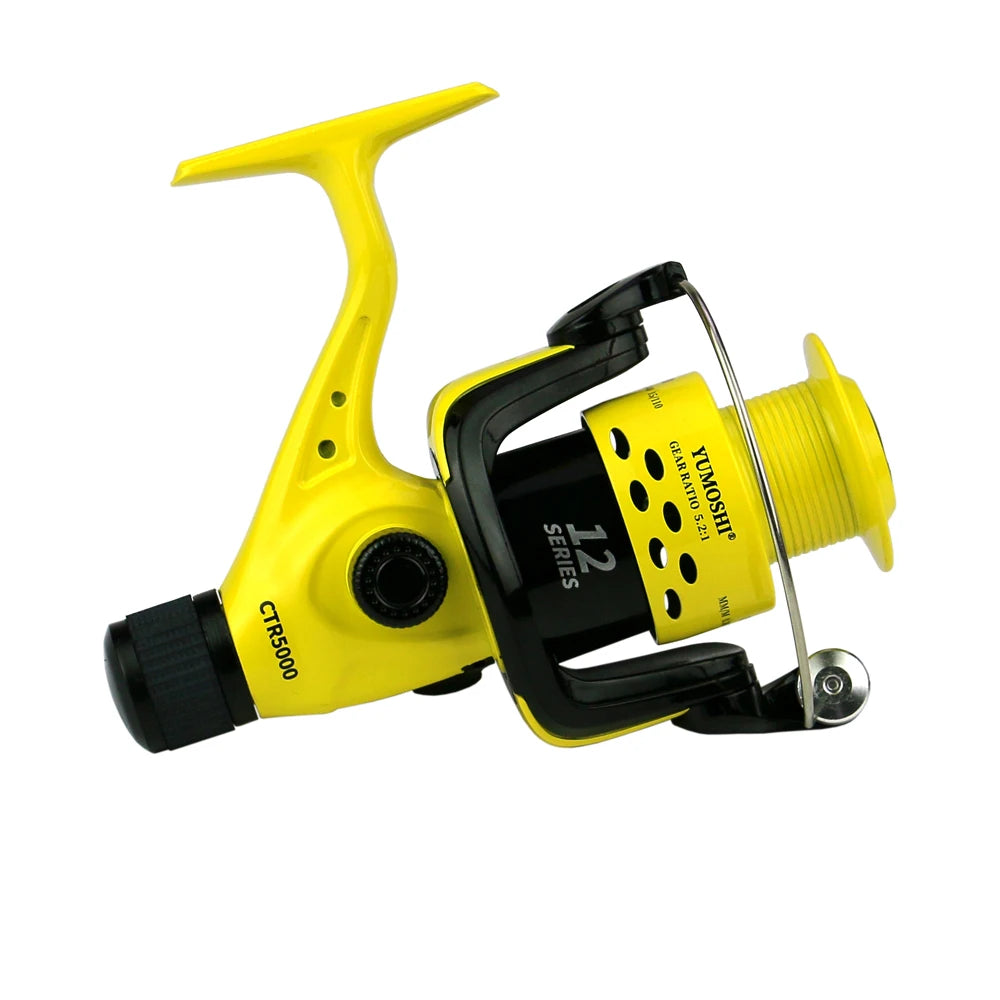 12BB Fishing Reel CTR2000-7000 5.5:1 Foldable Arm Rocker Fish wheel with rear drag