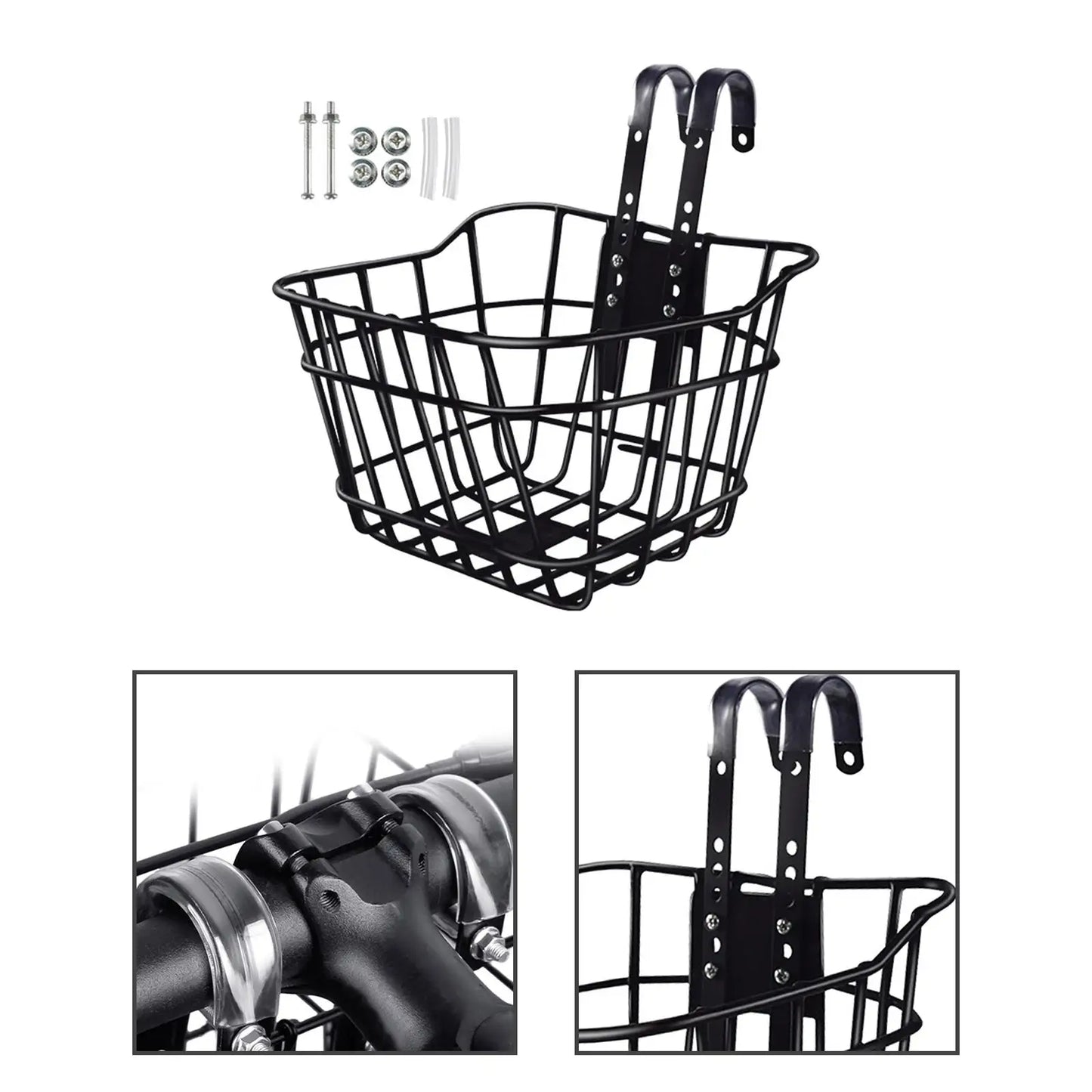 Kids Bike Basket Front Decor Child Bicycle Basket Storage Carrying Handlebar Basket Cycling Basket for Girls Shopping Street