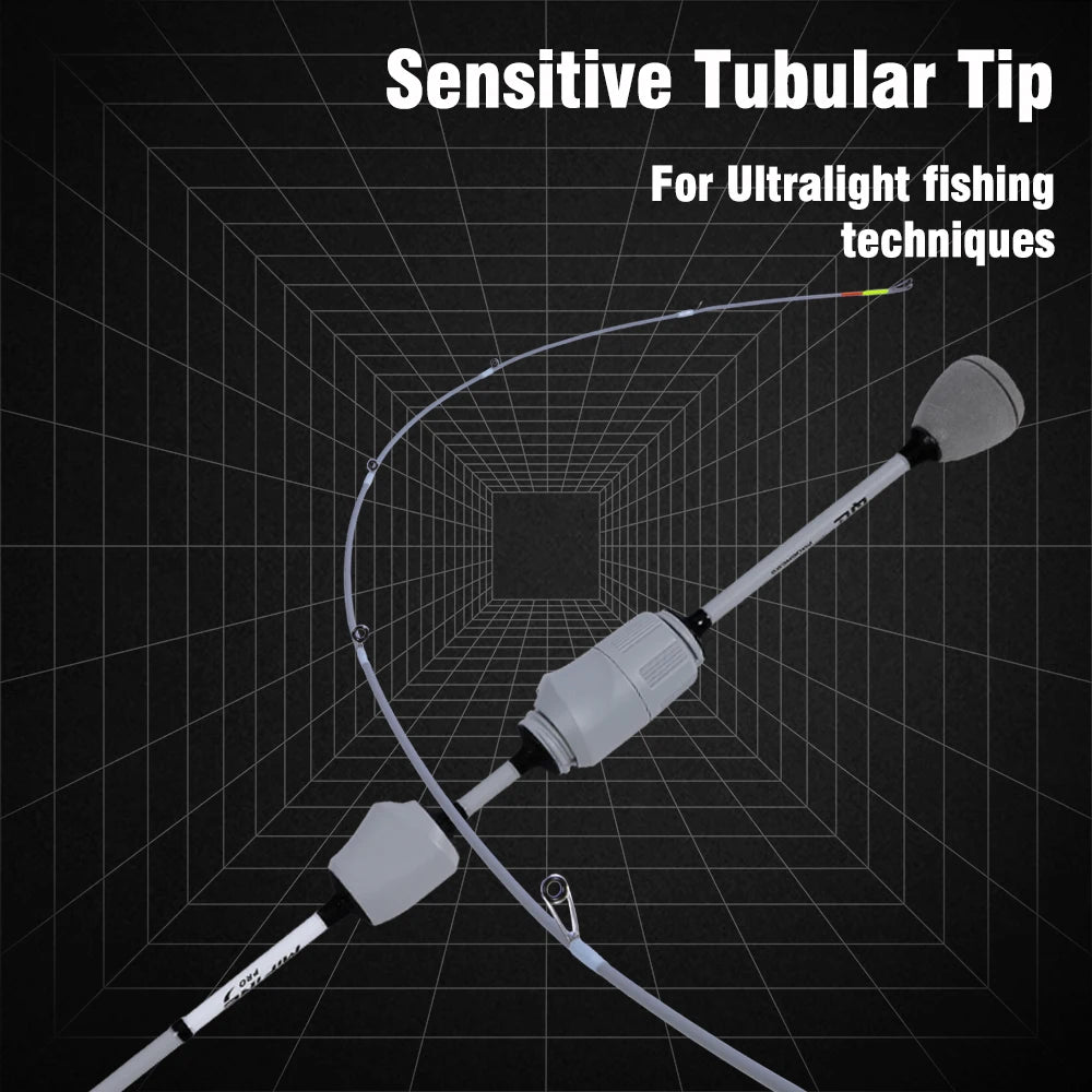 Mifine GHOST BLADE XUL Ultralight Spinning Rod 0.2-0.6g 30T Carbon Fiber Fuji Rings for Trout Fishing Fast Action Tubular Tips