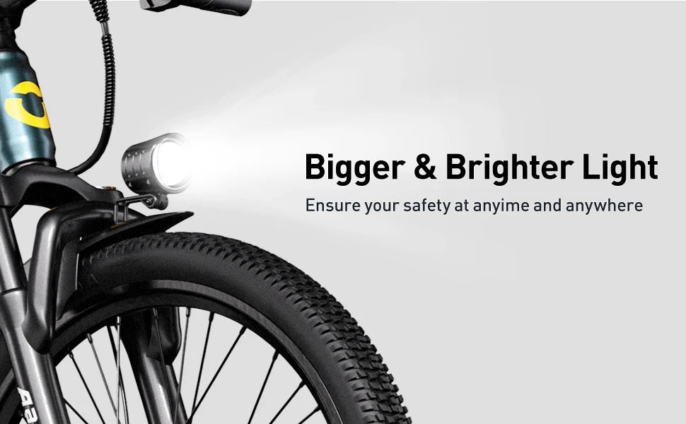 Aairsk GT900 Adult E-bike 400W Motor 36V 13Ah Battery Electric Bike 26 Inch Fat Tire E-Mountain bike Off-road Electric bicycle