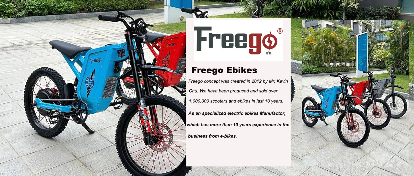 2025 Electric Dirt Bike X2 Pro Electric Motorcycle 6000W(Peak) Motor 1800wh Battery 7 Speed 50MPH Off Road Electric Bicycle