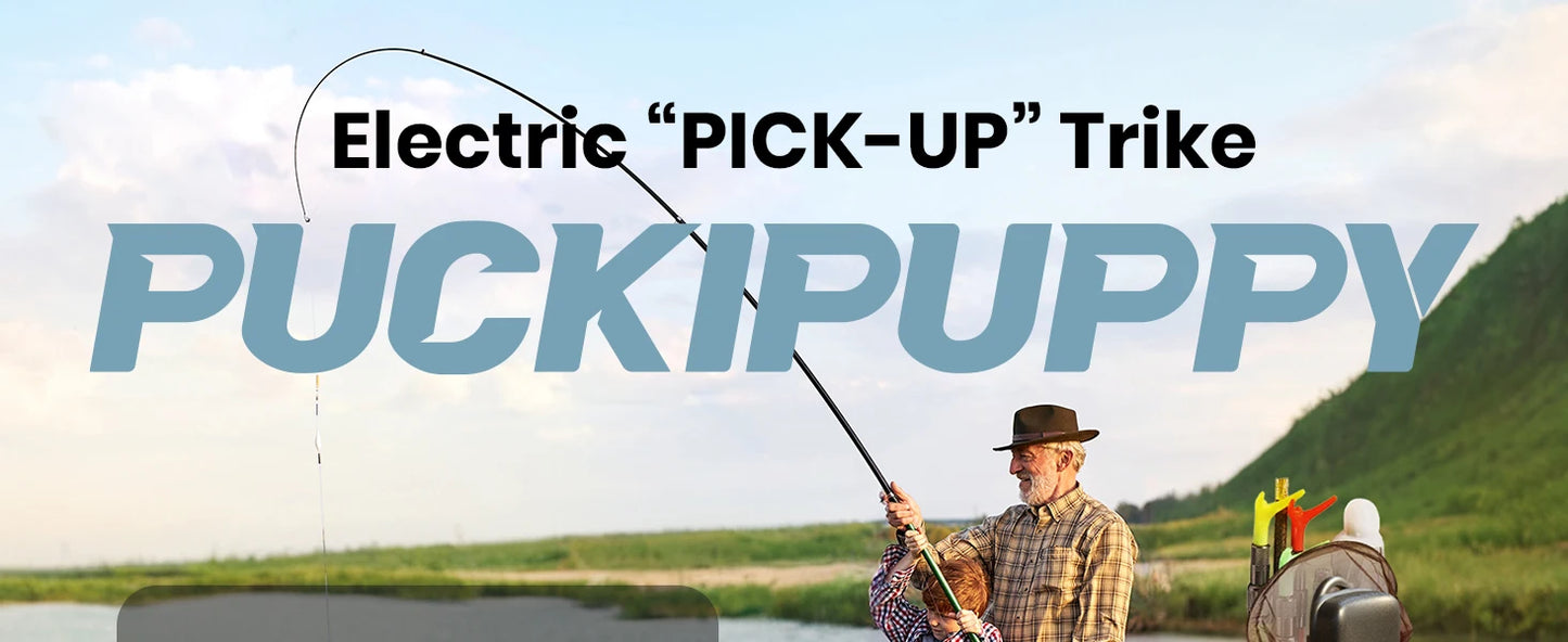 PUCKIPUPPY Husky Electric Trike for Adult 960W Peak Motor 60 Miles Range Tricycle 500 Lbs Load Electric Trike 2-Year Warranty