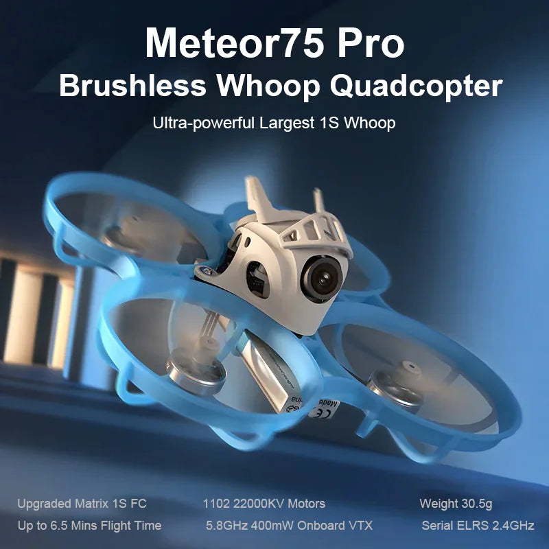 BETAFPV Meteor75 Pro Brushless Whoop Quadcopter(2024) Camera Drones RC Helicopter