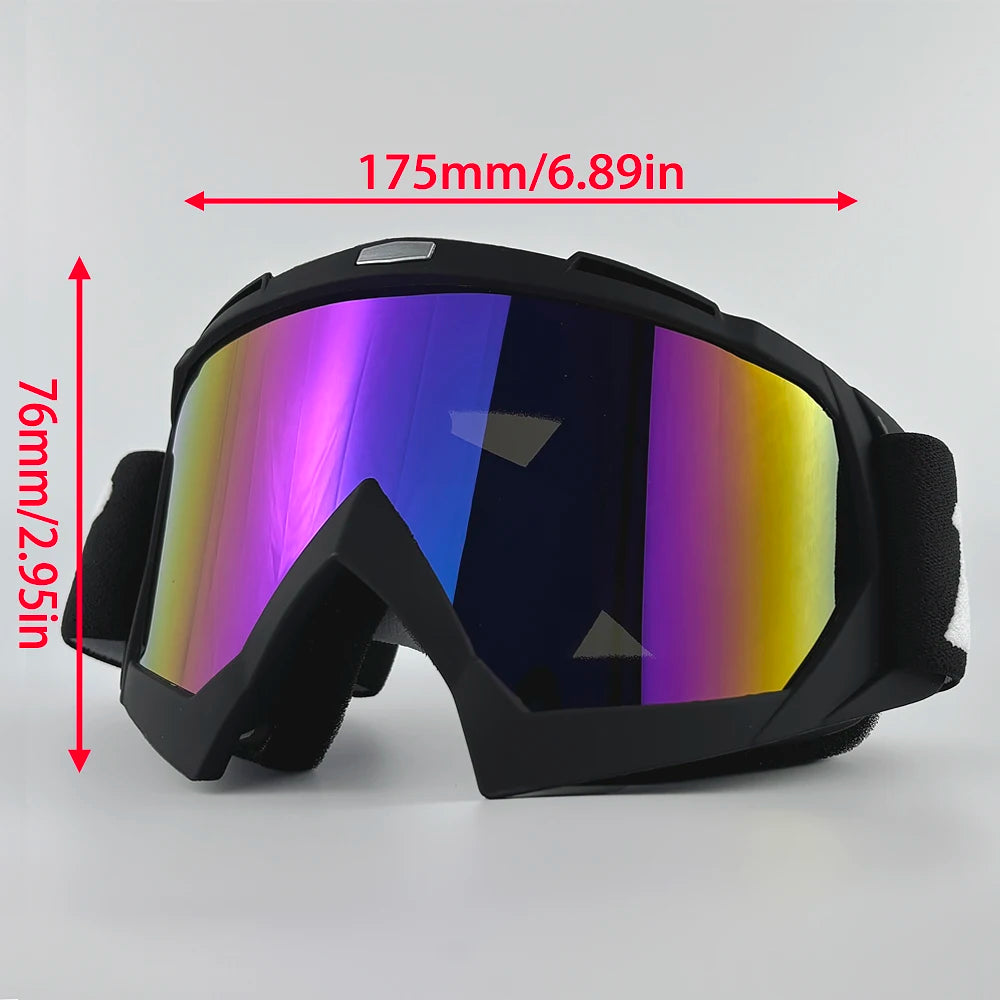 Ski Goggles Man Outdoor Sports Protective Skiing Motorcycle Goggles Woman Off-Road ATV Bike Windproof Sand Goggles
