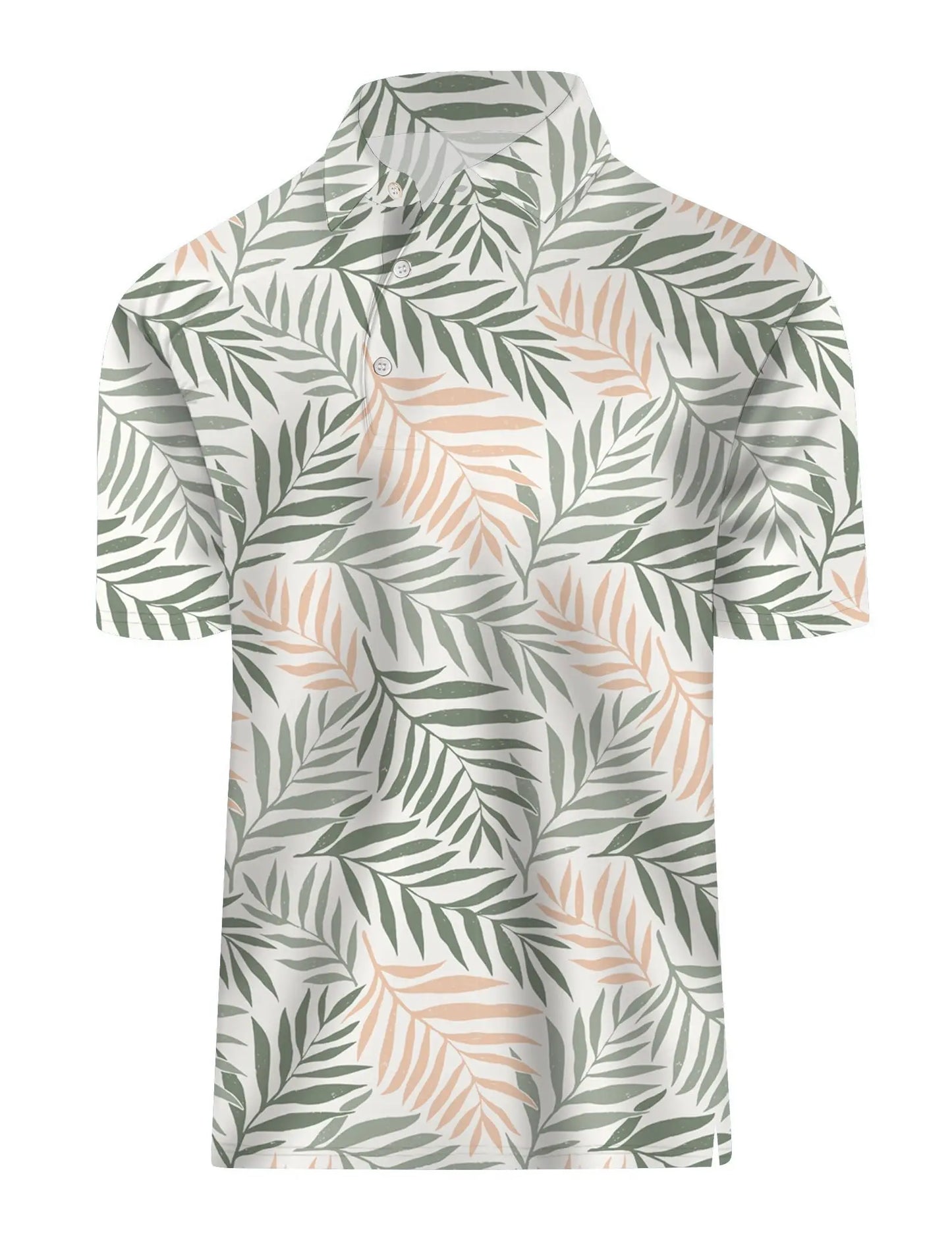 Men's Golf Shirt Hawaii Golf Polo Shirt Tennis Sports T-shirt Soft Breathable Elastic Fabric Short Sleeve