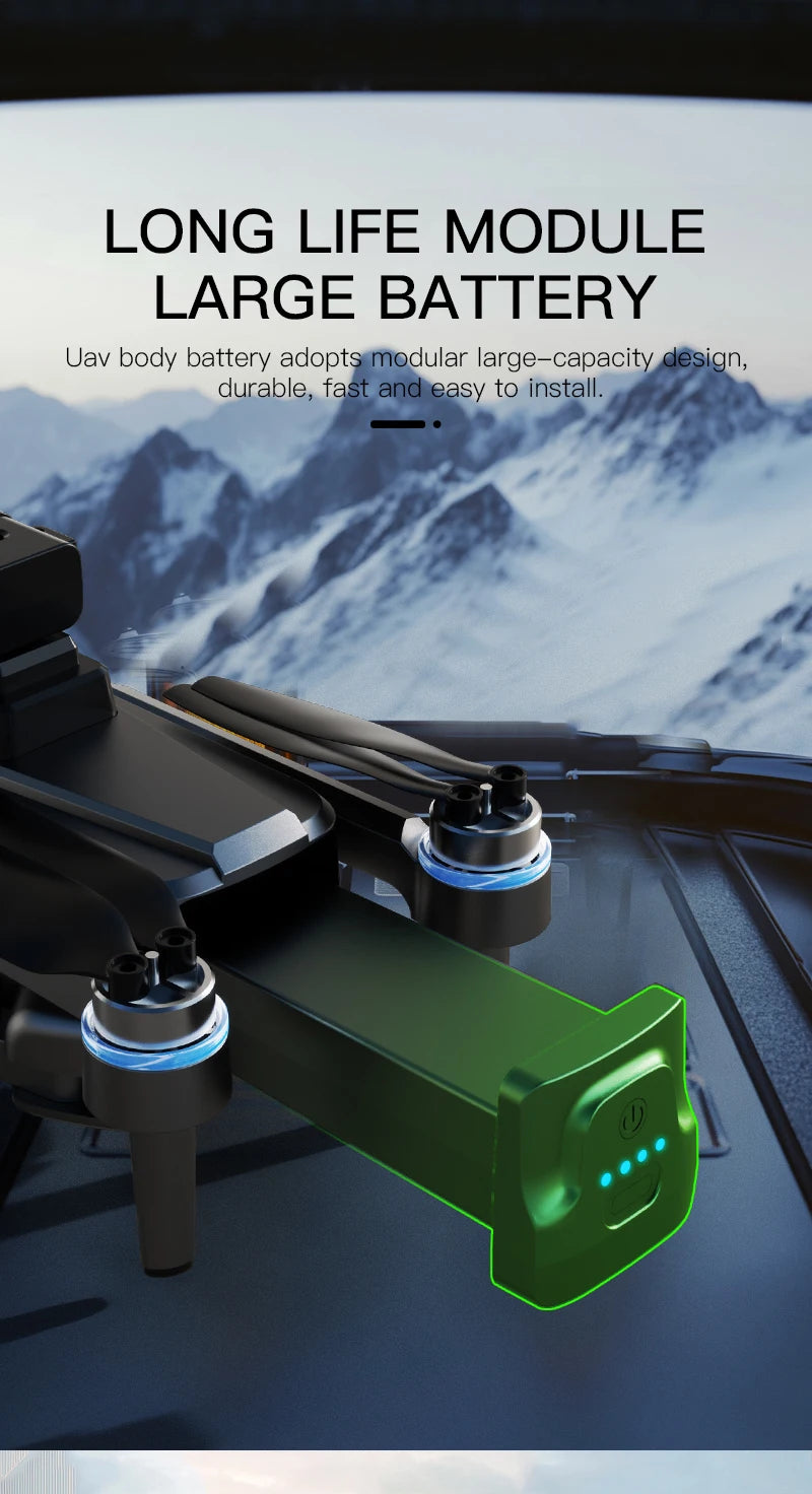 SG109 Max2 Drone With 4K Camera 3 Axis Stabilized Gimbal Mini Drone 360-degree Laser Obstacle Avoidance 4K HD Camera GPS Drones