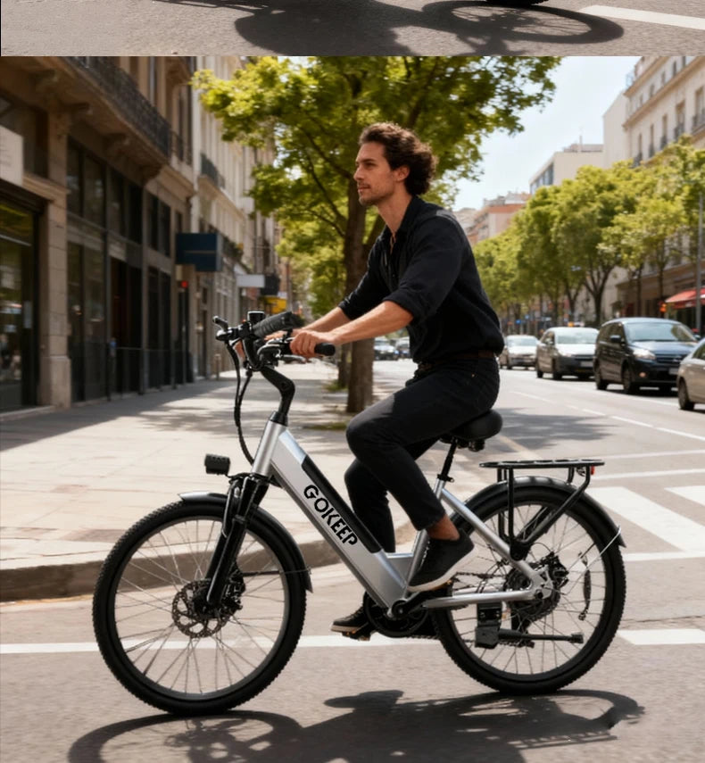 DEEPOWER EP26 offers convenient urban cycling, commuter and leisure electric bicycles, fitness cycling, and eco-friendly cycling
