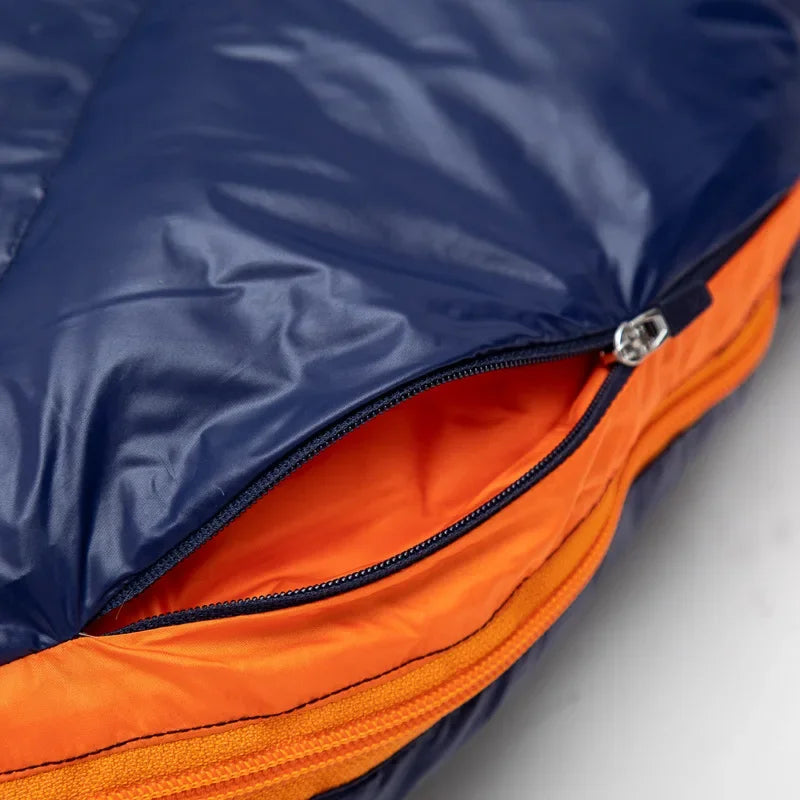 JUNGLEKING Ultralight Mummy Duck Down Sleeping Bag Outdoor Backpacking Camping Hiking Travel Spring Summer Autumn WinterPortable