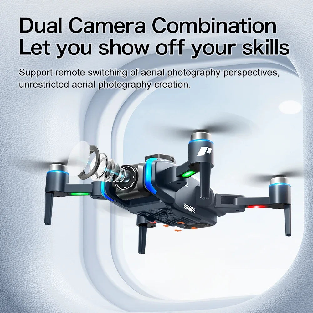 Lenovo  XT808 GPS Drone 4K Professional 8K HD Dual Camera Brushless Motor avoidance WIFI FPV Foldable RC Quadcopter Helicopter