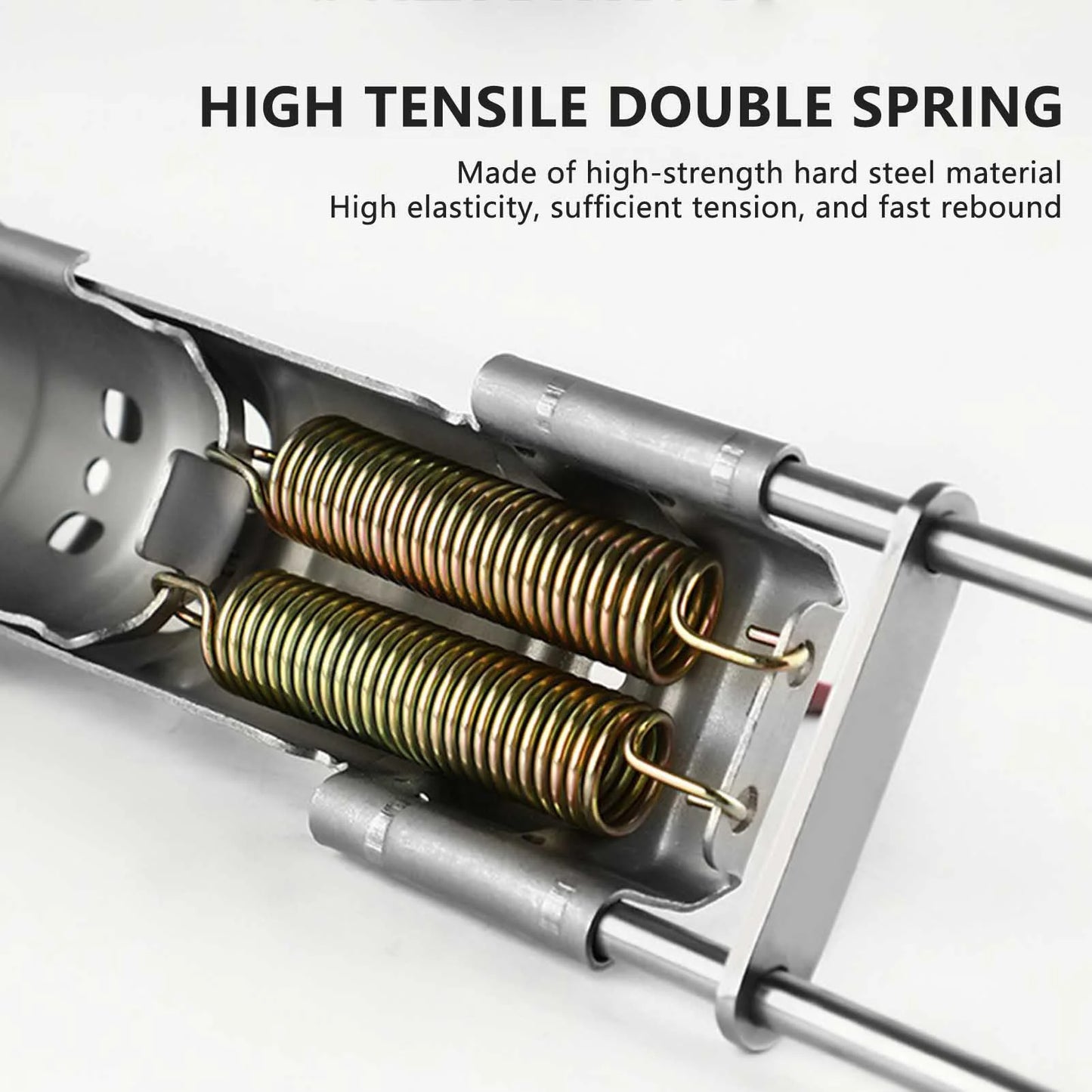 1-5pcs Automatic Fishing Rod bracket holders Stainless Steel pole stand Support double spring rest Brackets Fishing Accessories