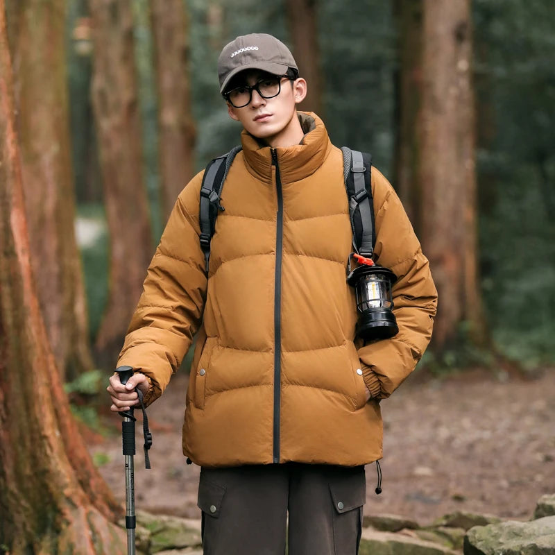Outdoor Mountaineering Suits Down Jackets Couple Outfits Thickened Windproof Cold-proof Winter Cotton-padded Bread Jackets Coats