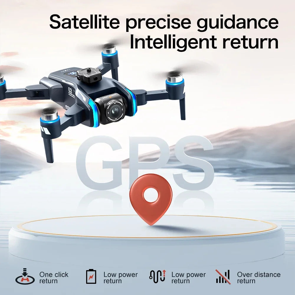 Lenovo  XT808 GPS Drone 4K Professional 8K HD Dual Camera Brushless Motor avoidance WIFI FPV Foldable RC Quadcopter Helicopter