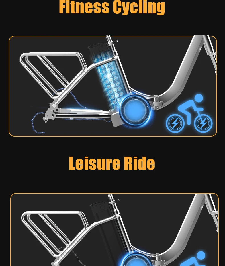 DEEPOWER L20 750W LG lithium battery accessory, suitable for urban leisure commuting cycling electric bike, electric dirt bike