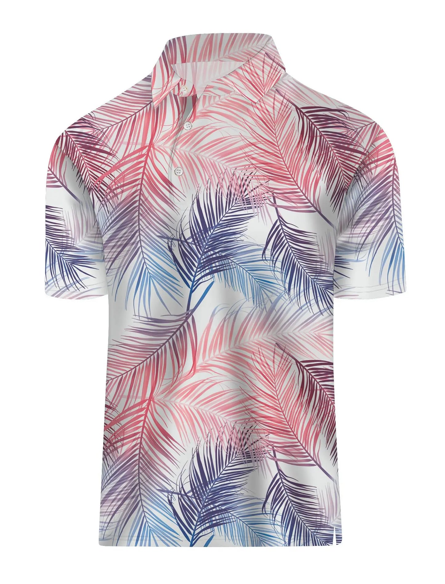 Men's Golf Shirt Hawaii Golf Polo Shirt Tennis Sports T-shirt Soft Breathable Elastic Fabric Short Sleeve
