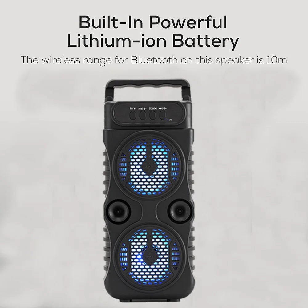 1000W Portable Bluetooth Outdoor Speaker Music Stereo Subwoofer Bass USB Power Supply For Dancing Party Family Karaoke Speaker