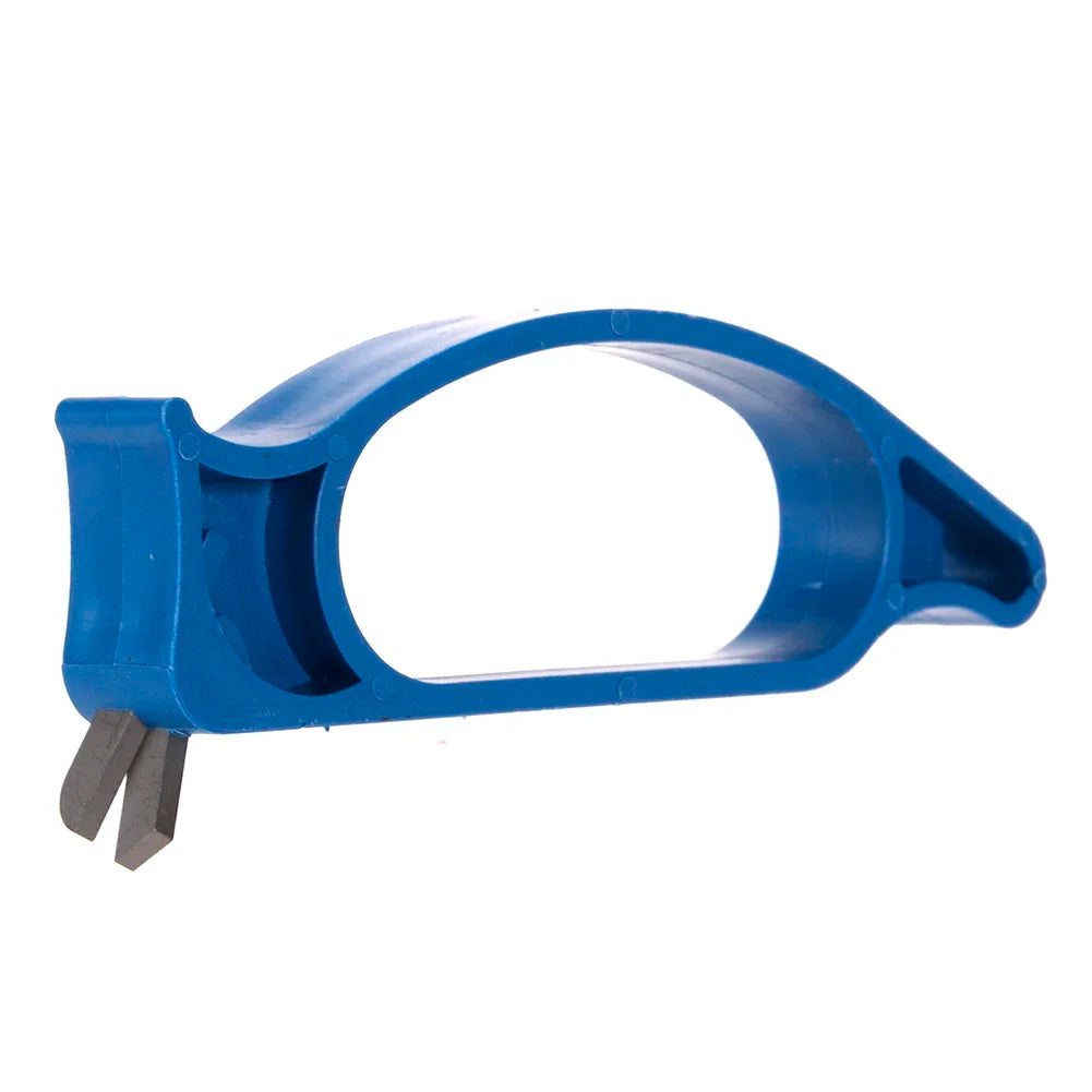 1/2/3pcs Winter Ice Fishing File Portable Blue Spiral Drilling Bit ABS Diamond Ice Auger Blade Sharpener Outdoor Tackles Tools