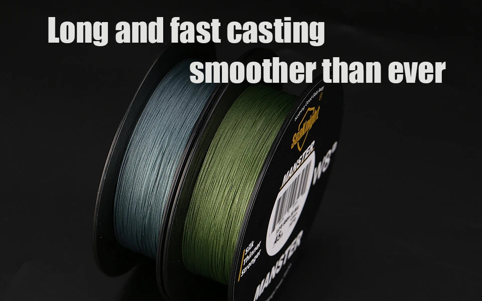 SeaKnight NEW W8 II MANSTER Braid Fishing Line 150M 300M 500M 15-100LB 8 Strands Multifilament PE Line For Freshwater Saltwater
