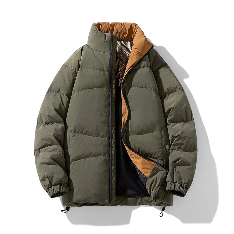 Outdoor Mountaineering Suits Down Jackets Couple Outfits Thickened Windproof Cold-proof Winter Cotton-padded Bread Jackets Coats