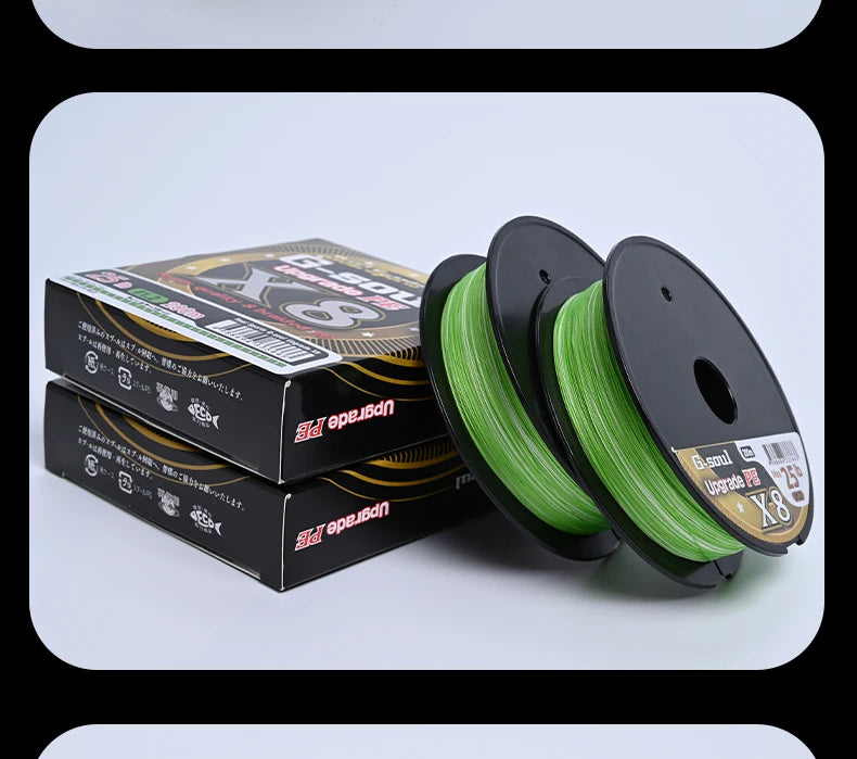 X8 BRAID Upgrade Braid Fishing Line Super Strong 8 Strands Multifilament PE line 150M 200M 14LB-60LB