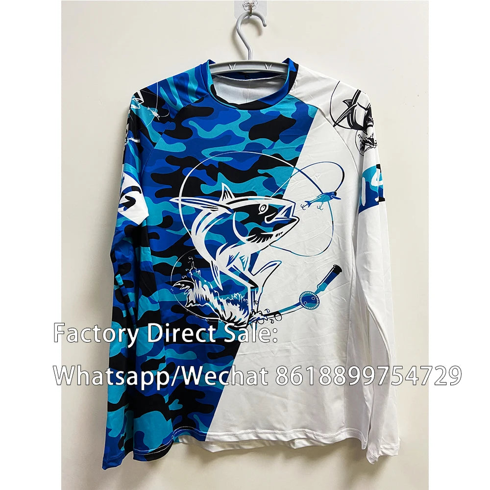 Sailing Hoodies Gear Fishing Long Sleeve Hooded Shirts Blusas Para Pesca Fish Performance Apparel Camisa De Pesca Uv Manga Longa