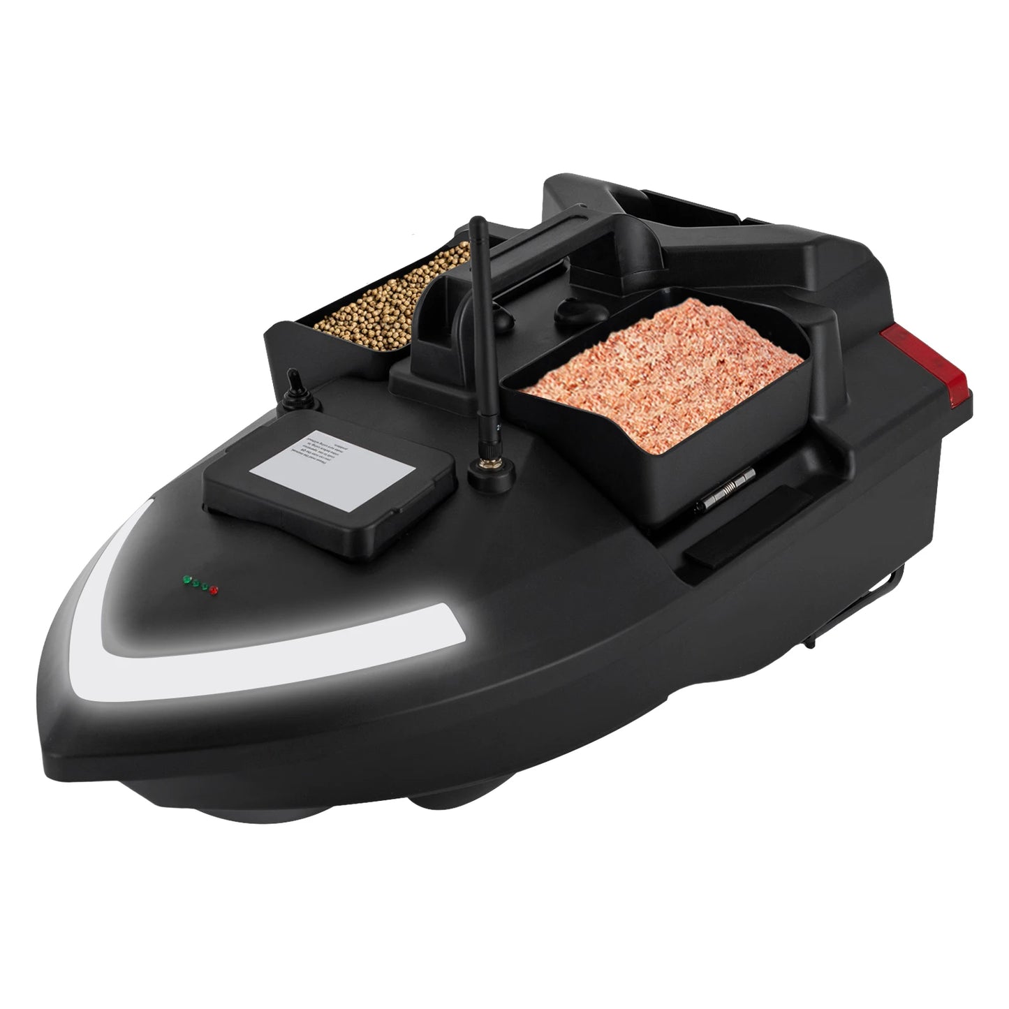Rechargeable Fishing Bait Boat 500m Remote Control GPS Bait Boat Fish Finder with 1 Charger 2kg Load