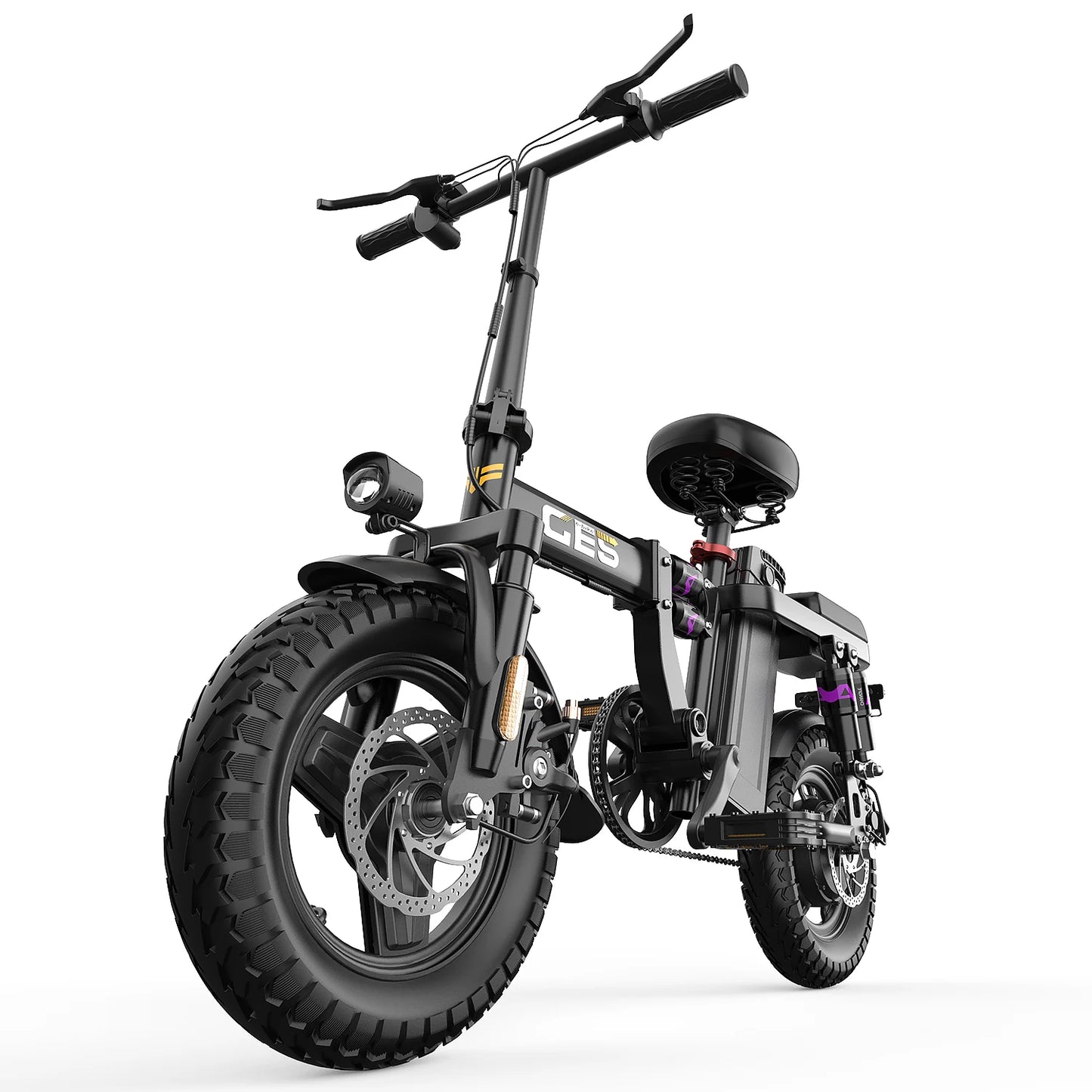 UPlee GE5 Adults Electric Bike 750W Peak Motor 48V 15AH Removable Battery Electric Bicycle 14 Inch Folding Urban leisure e bike