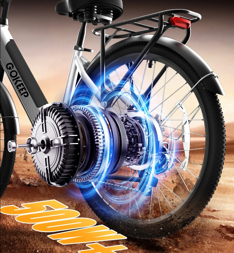 DEEPOWER EP26 offers convenient urban cycling, commuter and leisure electric bicycles, fitness cycling, and eco-friendly cycling