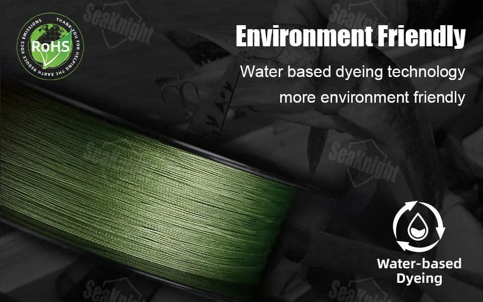 SeaKnight NEW W8 II MANSTER Braid Fishing Line 150M 300M 500M 15-100LB 8 Strands Multifilament PE Line For Freshwater Saltwater