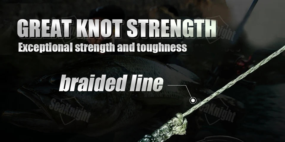 SeaKnight NEW W8 II MANSTER Braid Fishing Line 150M 300M 500M 15-100LB 8 Strands Multifilament PE Line For Freshwater Saltwater