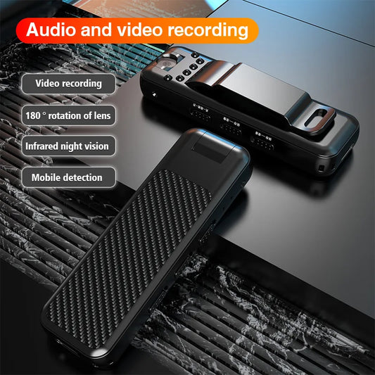 V1 1080P Mini Portable Camera with Back Clip Infrared Night Vision Camera, Suitable for Outdoor Sports and Office Security