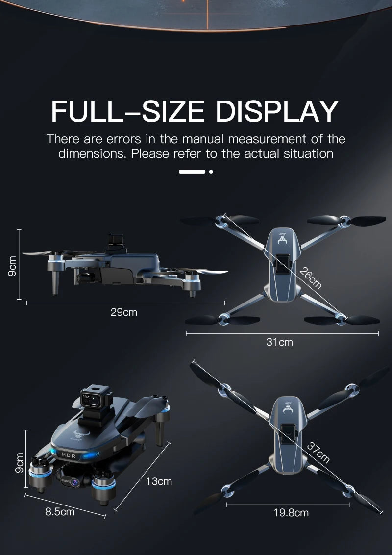 SG109 Max2 Drone With 4K Camera 3 Axis Stabilized Gimbal Mini Drone 360-degree Laser Obstacle Avoidance 4K HD Camera GPS Drones