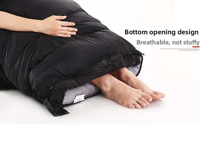 Heated Down Cotton Sleeping Bags USB Power Supply Backpacking Lightweight Waterproof Gear Equipment for Outdoor Travel Hiking