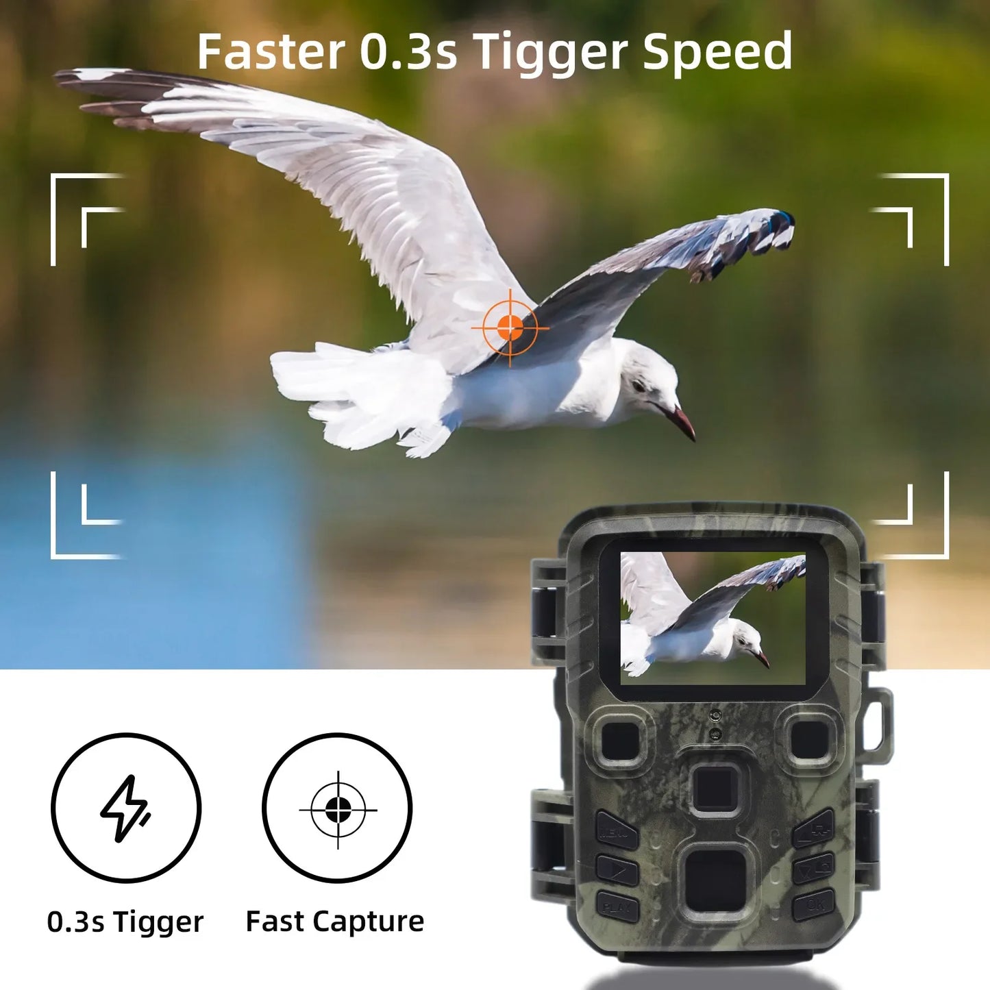 Outdoor Wifi Hunting Camera APP Control Trail Camera Wireless Bluetooth 24MP 1296P Night Vision Motion Wildlife Traps Photo
