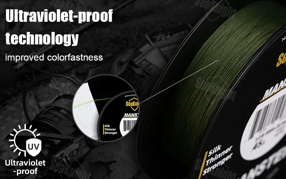 SeaKnight NEW W8 II MANSTER Braid Fishing Line 150M 300M 500M 15-100LB 8 Strands Multifilament PE Line For Freshwater Saltwater