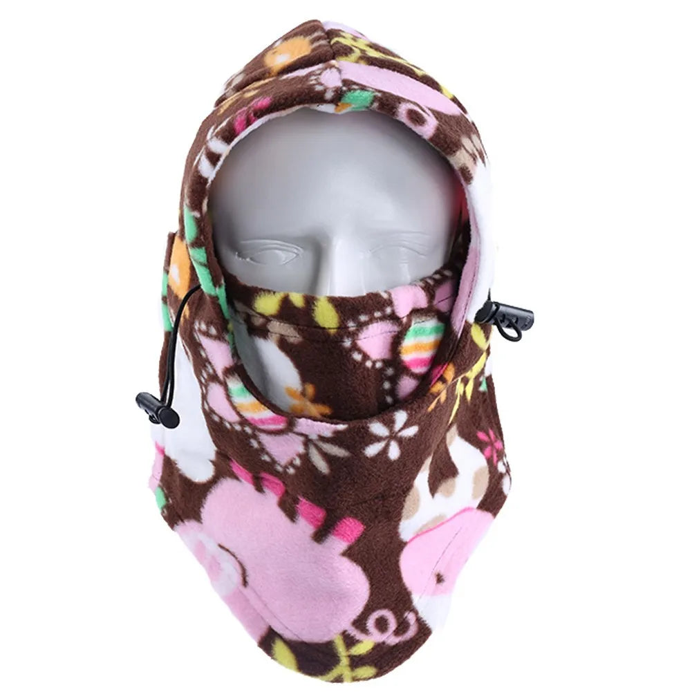 Winter Balaclava Thermal Fleece Ski Mask Neck Warmer Hoods Full Face Mask Outdoor Sports Cycling Hunting Hiking Warm Hat Cap