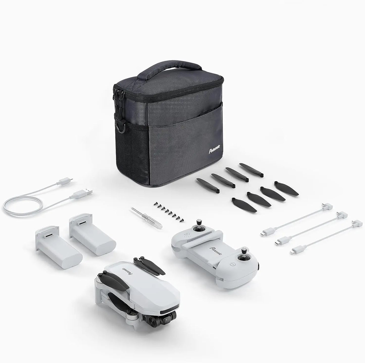 Potensic Drones Under 249g GPS Auto Return Single Axis Gimbal EIS Professional Drone Max 4-KM Waypoint Flight Follow Me-ATOM SE