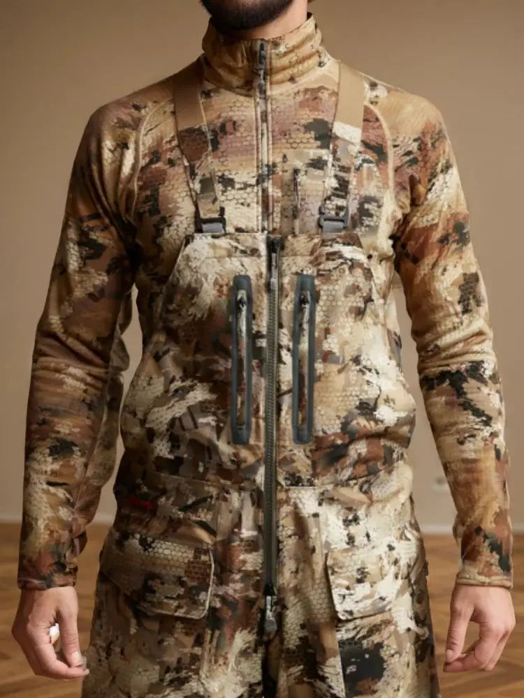 High quality duck hunting outdoor work camouflage pants hunting Hudson Bibs